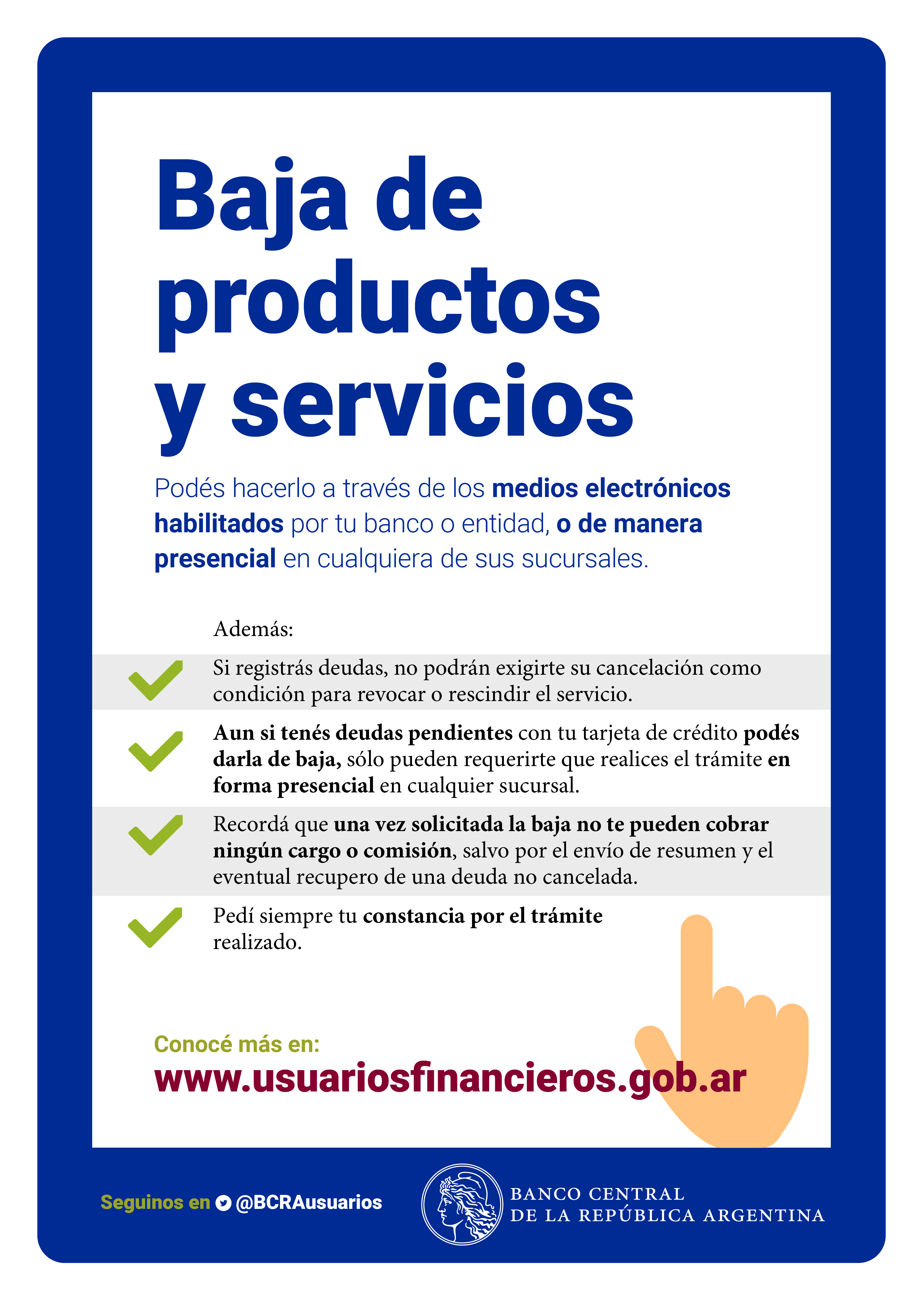Afinche de Baja